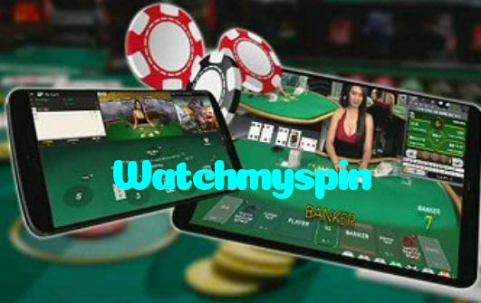 Watchmyspin casino presented on mobile device in Pakistan with slots and live games